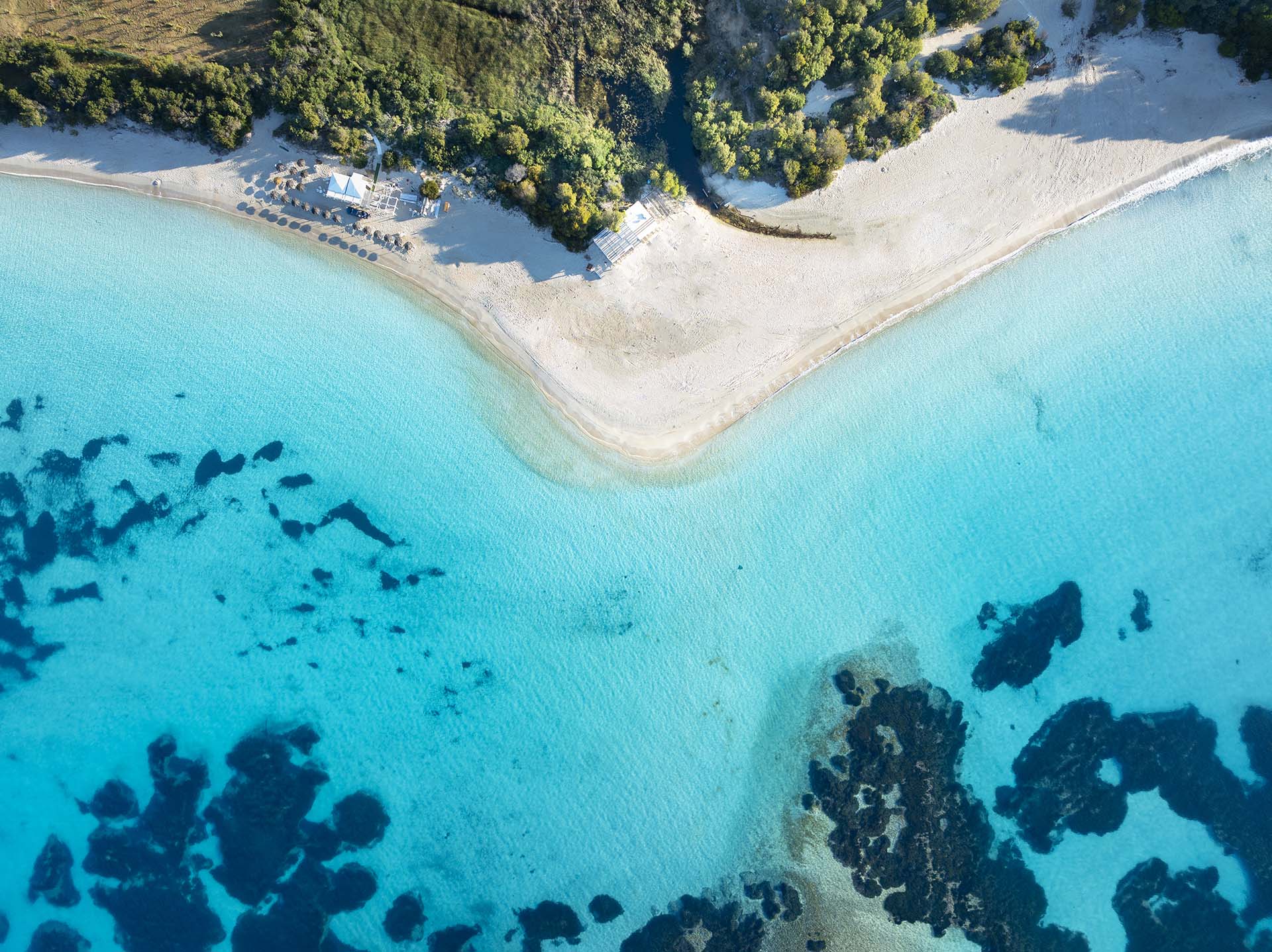 spiaggia di Tuerredda nella Costa del Sud in Sardegna