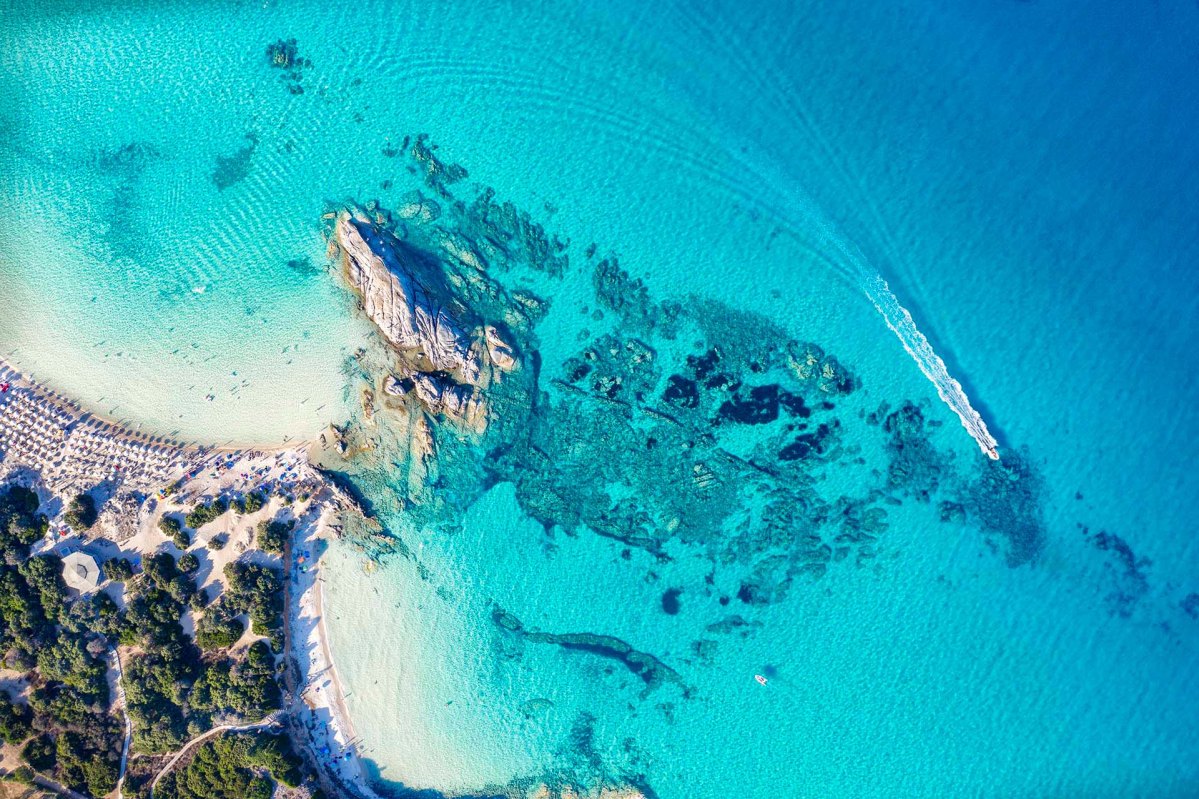 Lo Scoglio di Peppino a Costa Rei in Sardegna.
