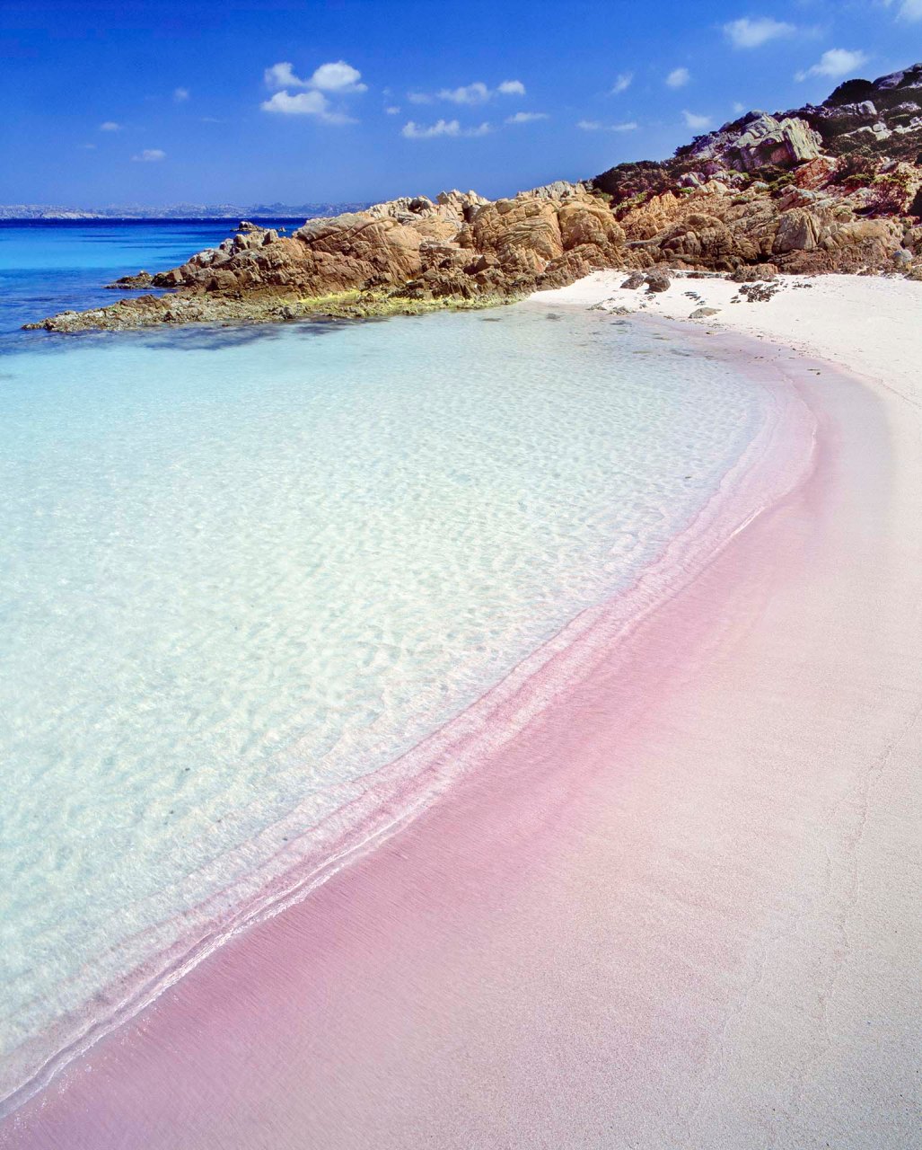 La Spiaggia Rosa dell'isola di Budelli.