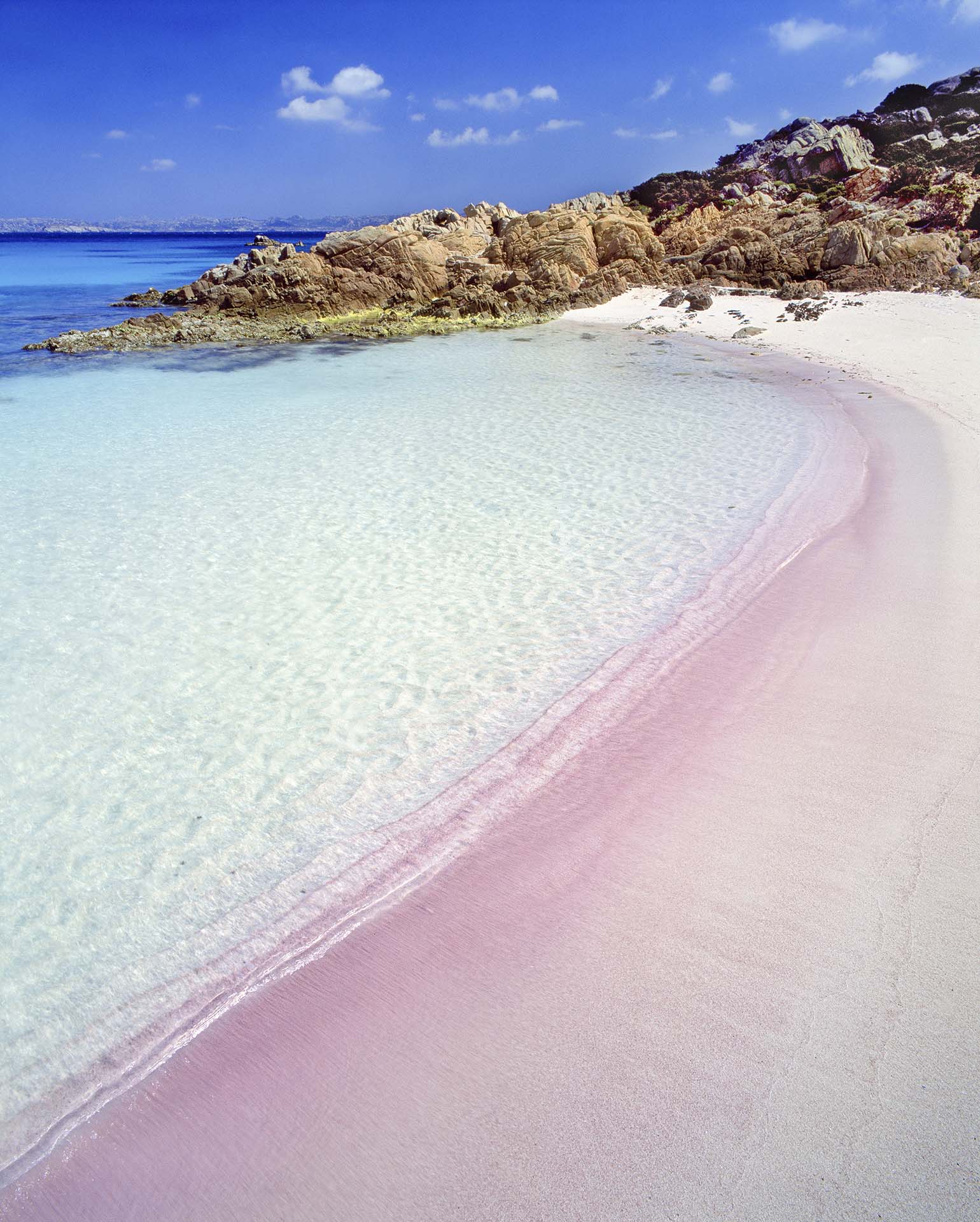 La Spiaggia Rosa dell'isola di Budelli.