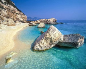 Cala Mariolu, nel golfo di Orosei in Sardegna Mediterran