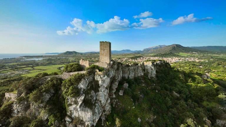 Il Castello della Fava a Posada in Sardegna.