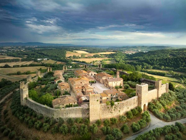 Il borgo di Monteriggioni.