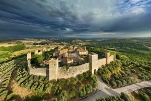 Il borgo di Monteriggioni.