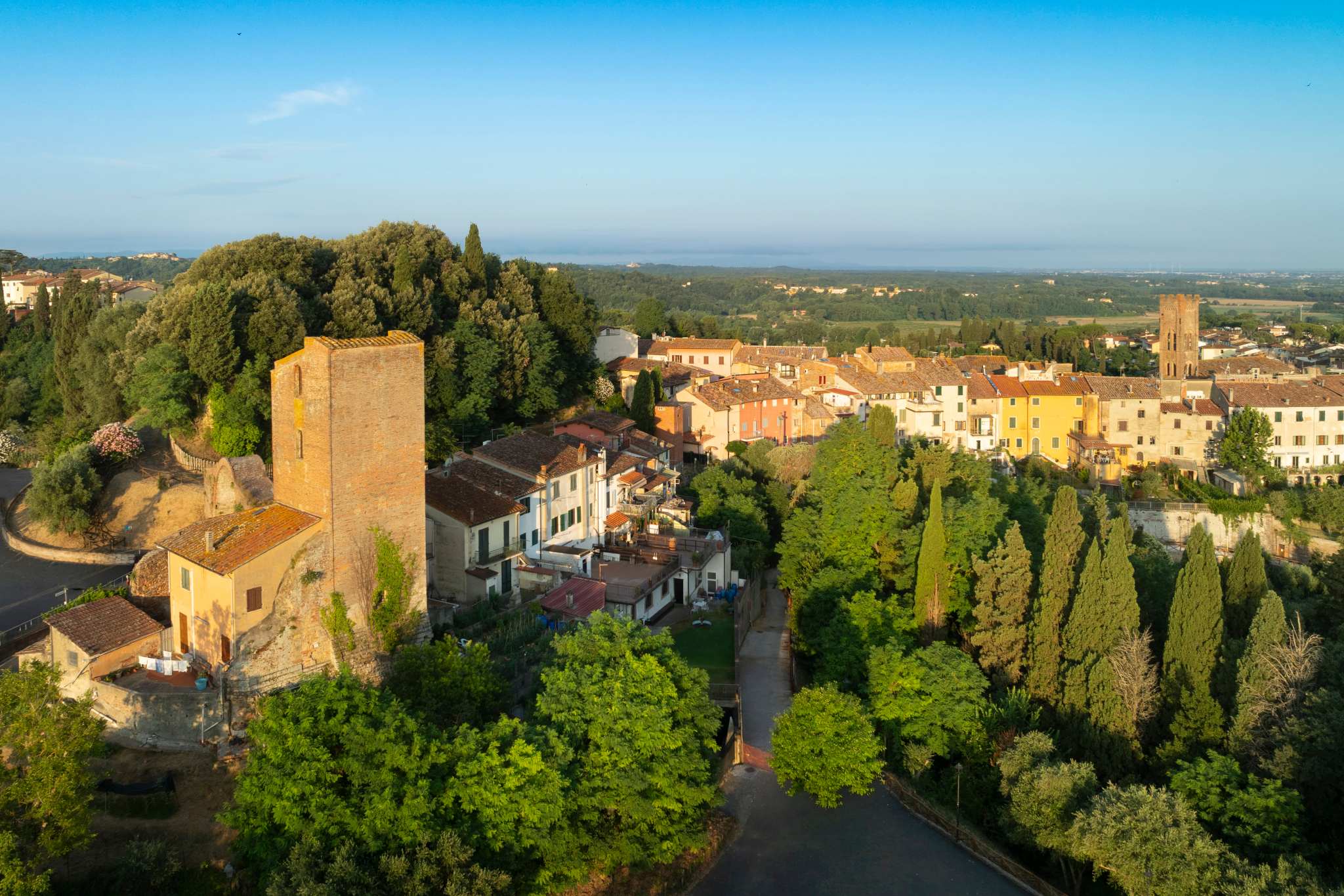 La Torre di San Martino nel borgo medievale di Montopoli in Val d'Arno.