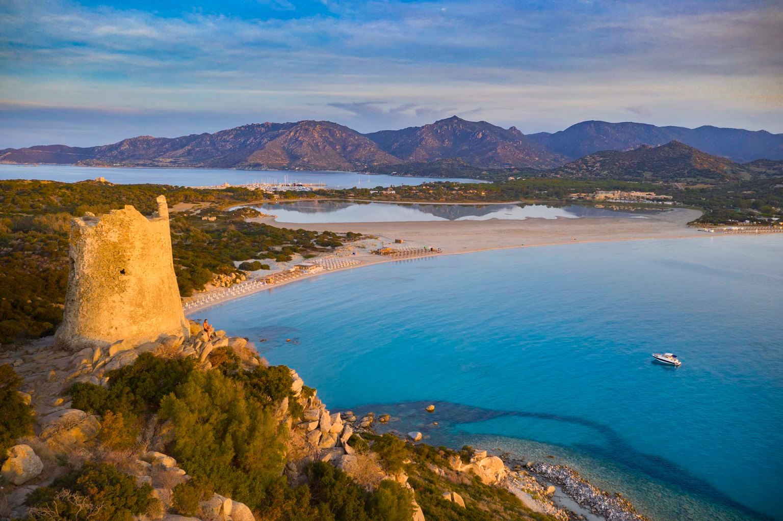 La spiaggia di Porto Giunco a Villasimius.