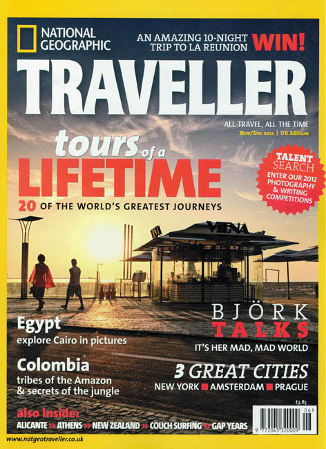 copertina National Geographic Traveller, Nino Bartuccio
