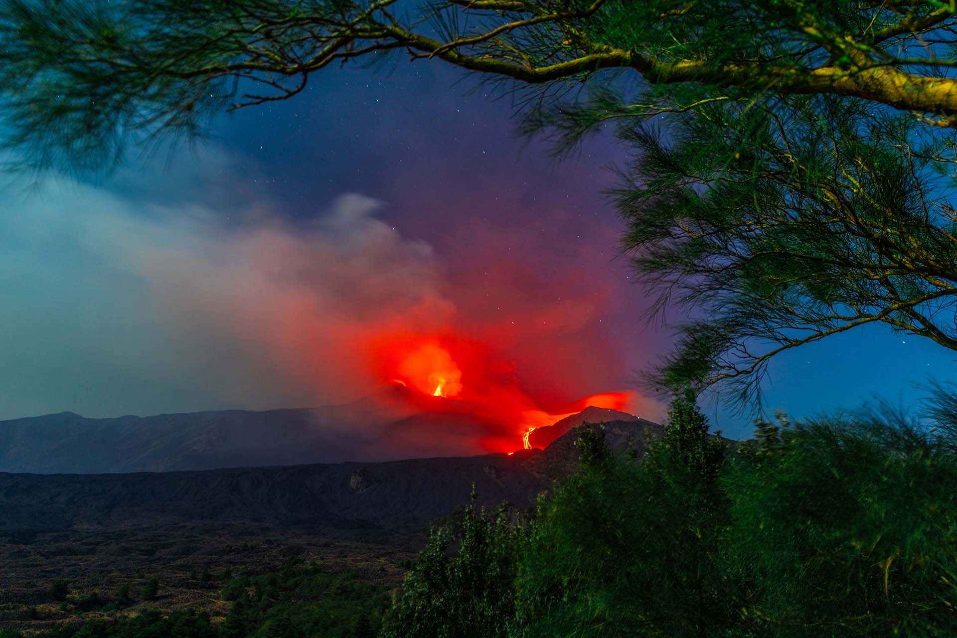 SAFF0017-HDR - Eruzione dell'Etna, uno spettacolo ad alta quota