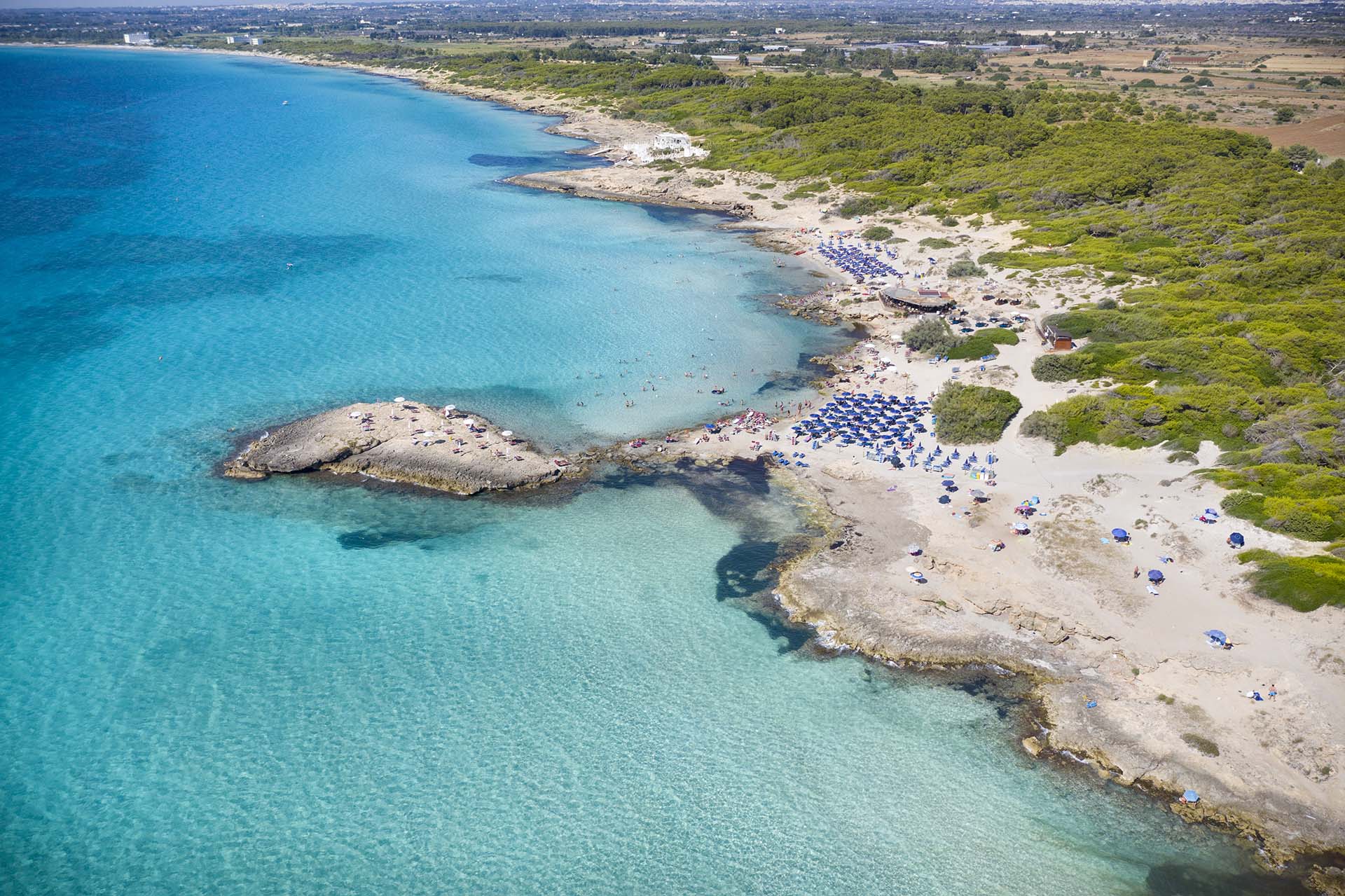 Punta La Suina: il cuore caraibico salentino visto dall’alto.