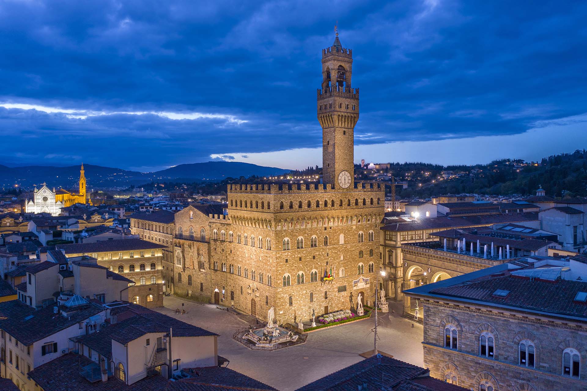 Palazzo Vecchio in Piazza della Signoria a Firenze.