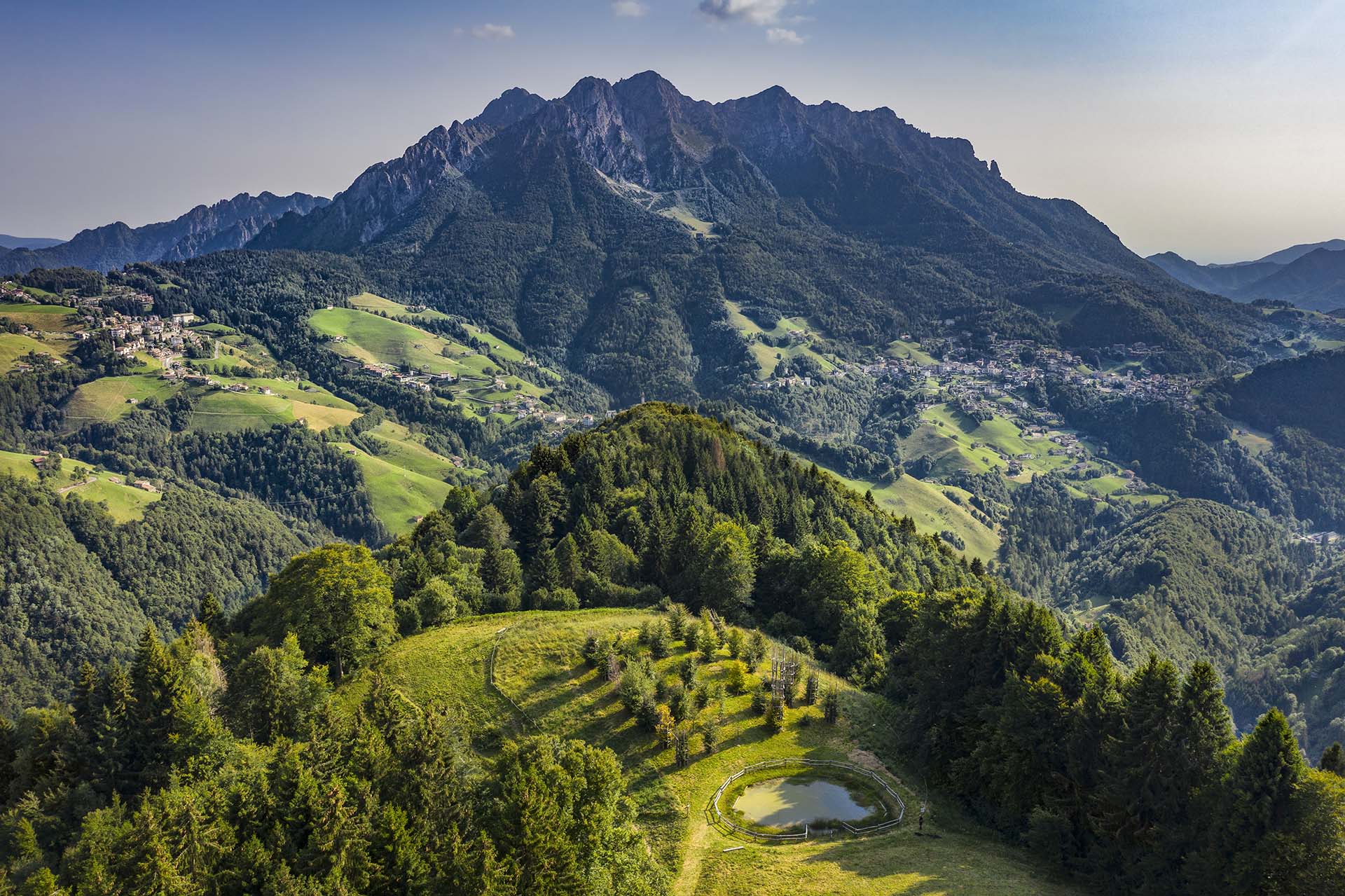 La Cattedrale Vegetale e il Monte Alben.