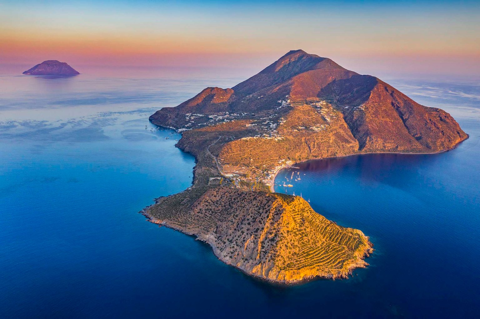 L'Isola di Filicudi nell'arcipelago delle Eolie in Sicilia.