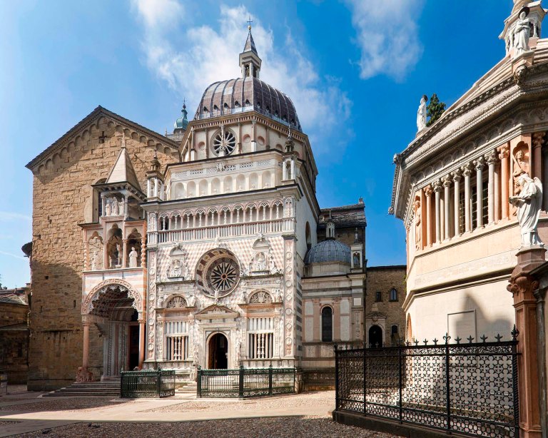 Esterno della Cappella Colleoni.