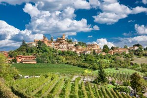Il borgo di Neive nelle Langhe.