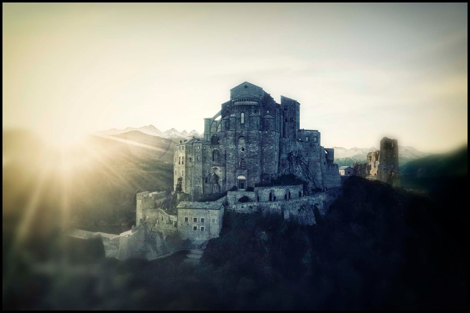 Sacra di San Michele in Val di Susa.