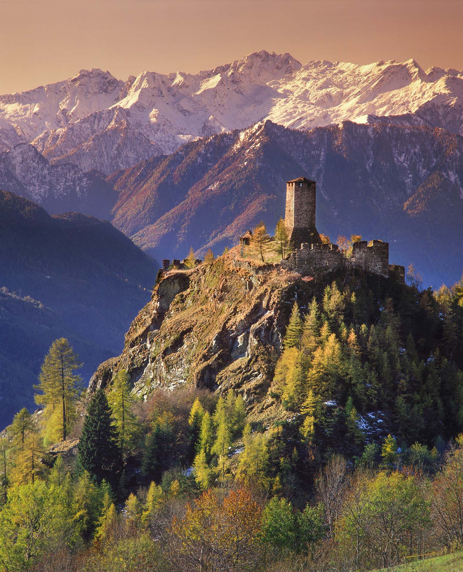 Il Castello di Graines in Val d'Ayas.