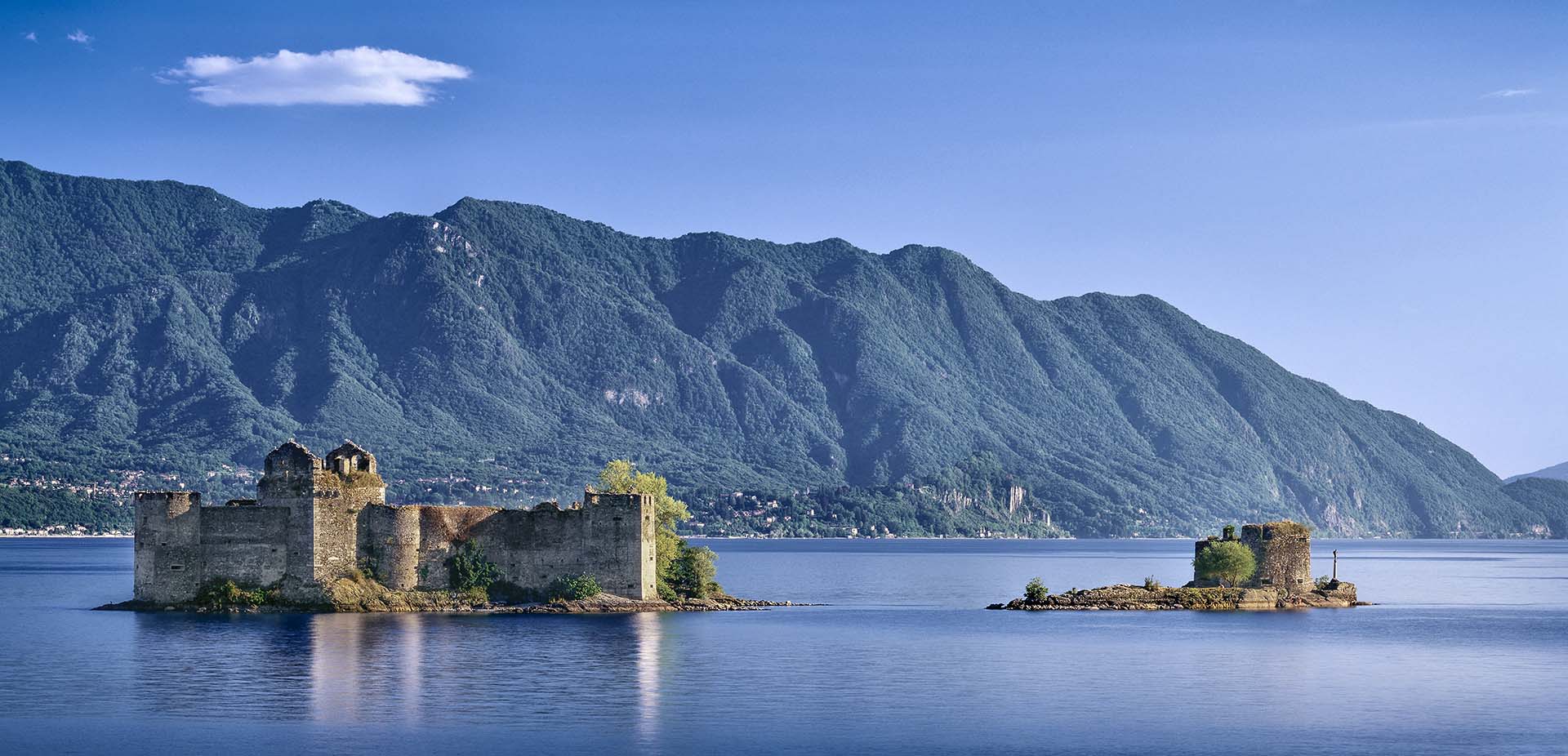 I Castelli di Cannero nel Lago Maggiore.