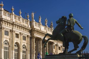 La facciata di Palazzo Madama a Torino.