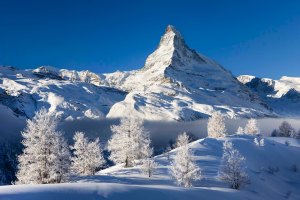 Il Cervino visto dal Cantone Svizzero del Vallese.