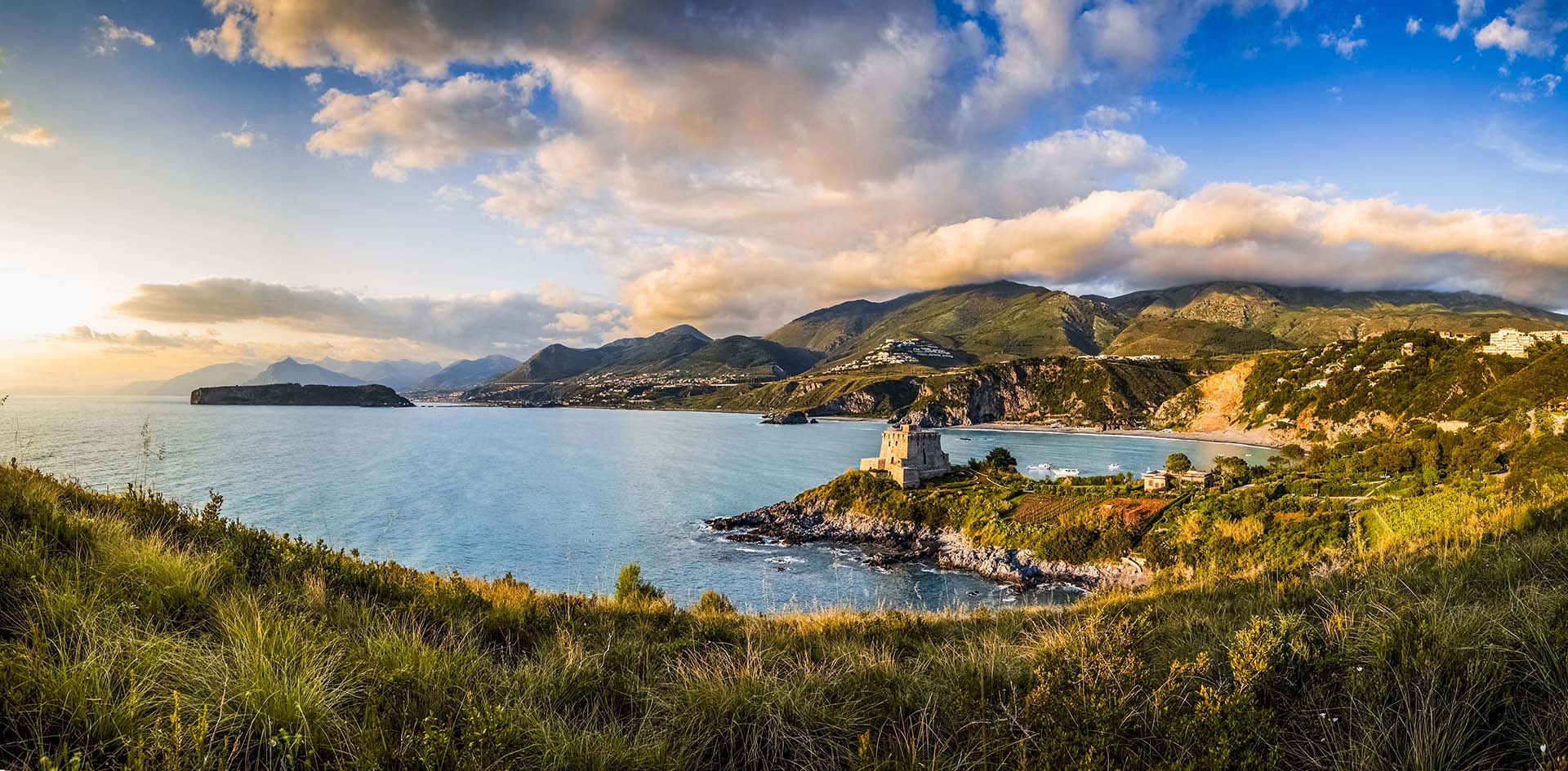 SIM-757656 - Vista Panoramica su Torre Crawford e l'Isola di Dino a San Nicola Arcella