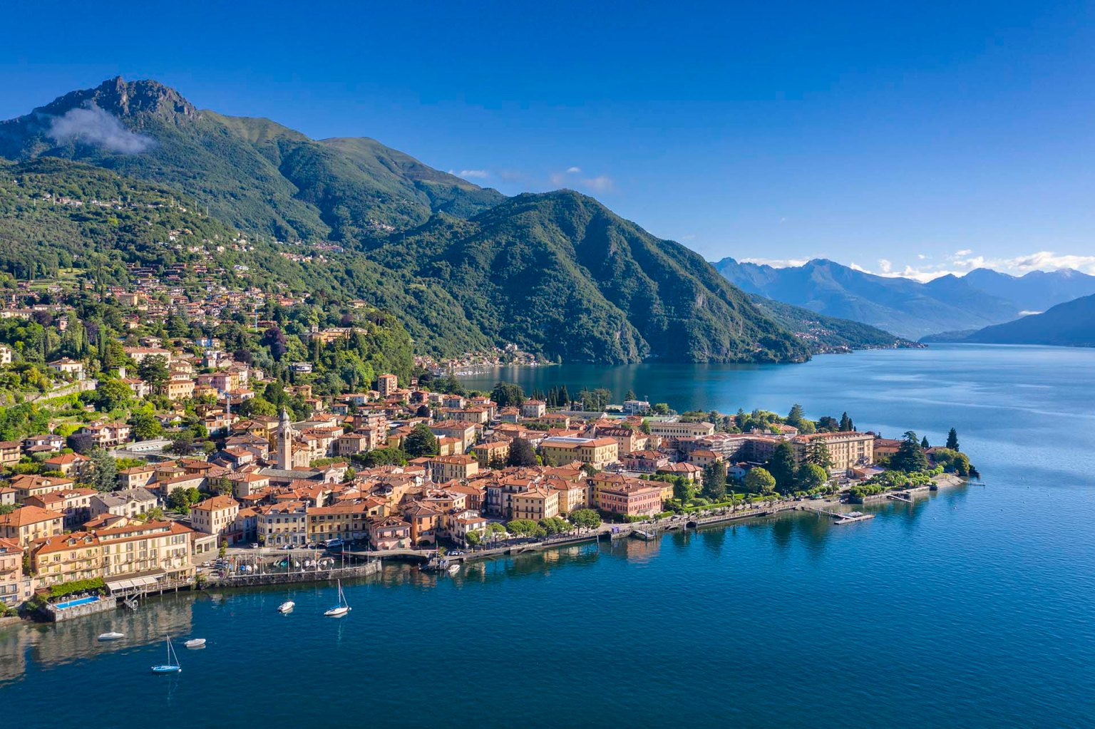 Il borgo di Menaggio sul Lago di Como.