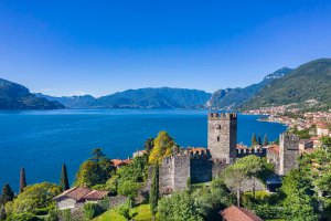 Il Castello di Rezzonico nel comune di San Siro sul Lago di Como.