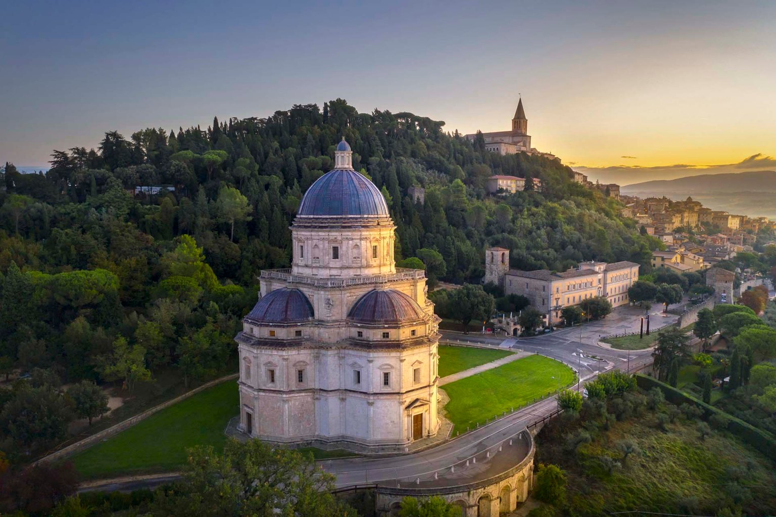 La Chiesa di Santa Maria della Consolazione a Todi in Umbria.