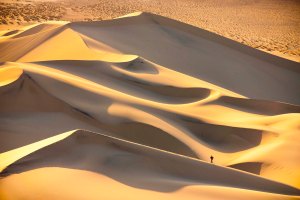 Le dune di sabbia più alte della California nella remota Eureka Valley, situata nella sezione settentrionale del Parco Nazionale della Death Valley