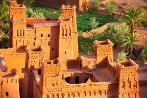 La Kasbah di Ait ben Haddou in Marocco.