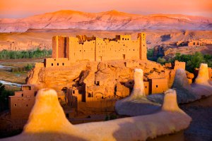 Kasbah nella Valle del Dades in Marocco