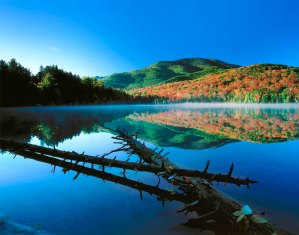 Heart Lake nell'Adirondack State Park. Stato di New York vicino Lake Placid.