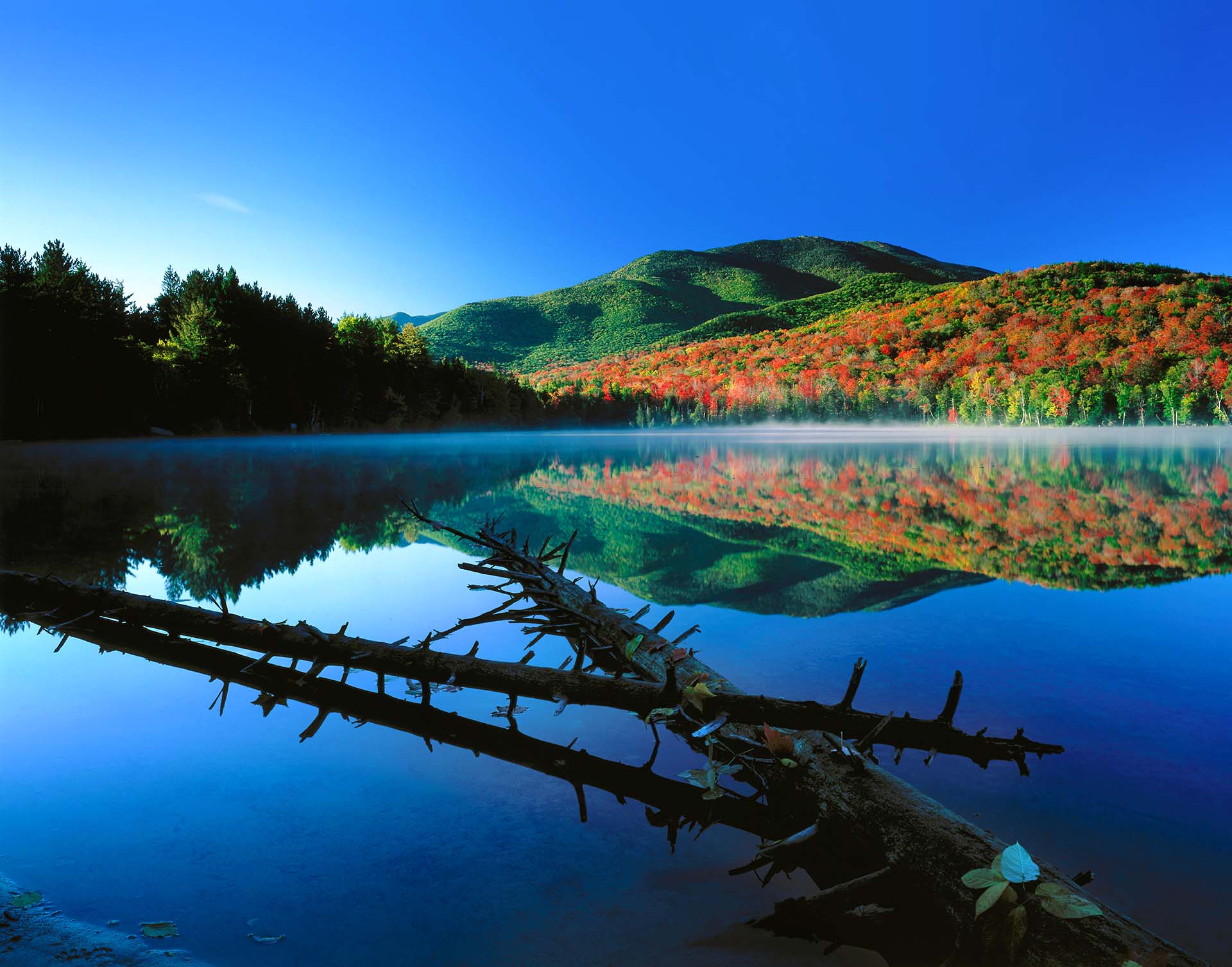 Heart Lake nell'Adirondack State Park. Stato di New York vicino Lake Placid.