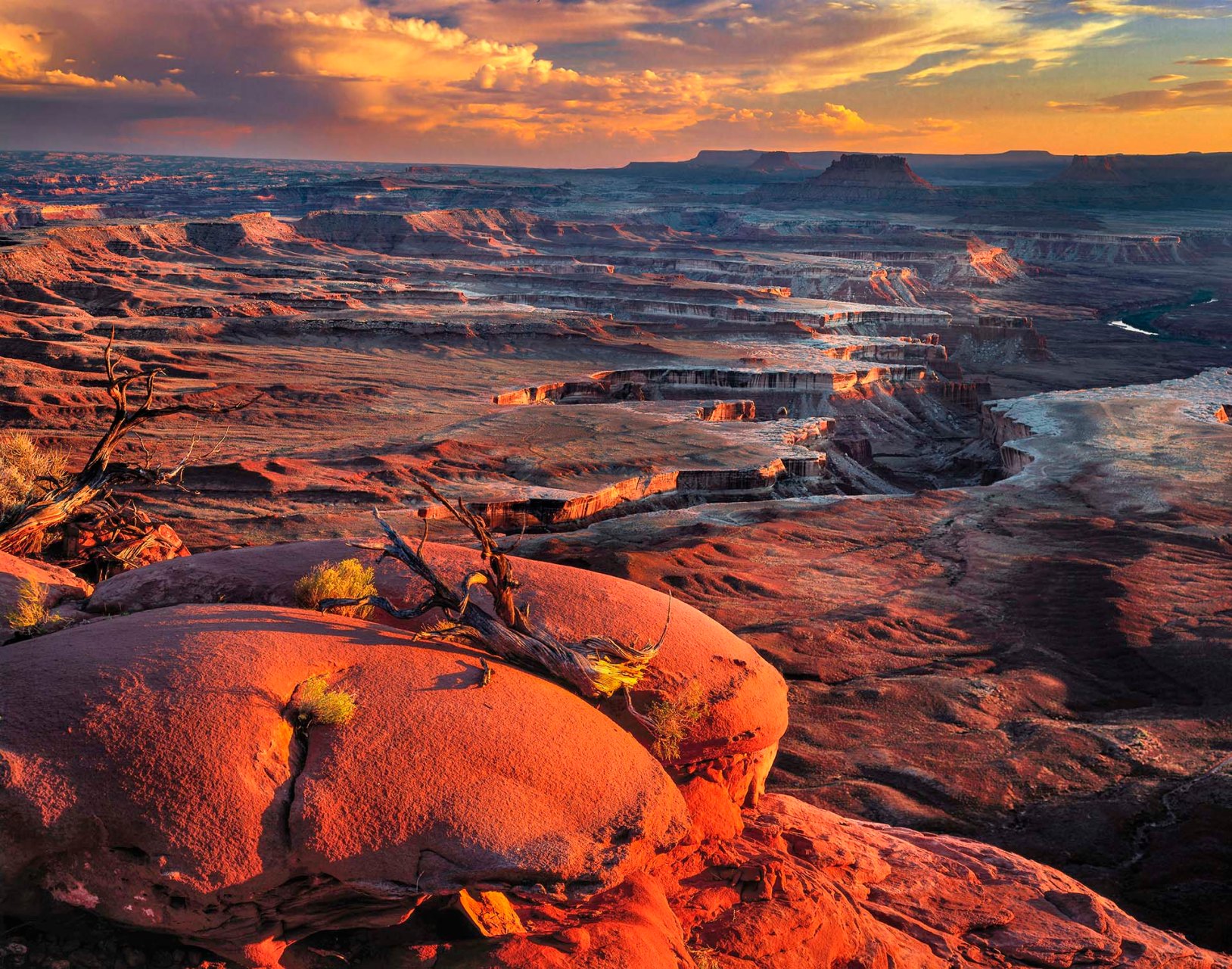 Vista dal Green River overlook nel Canyonlands National Park.