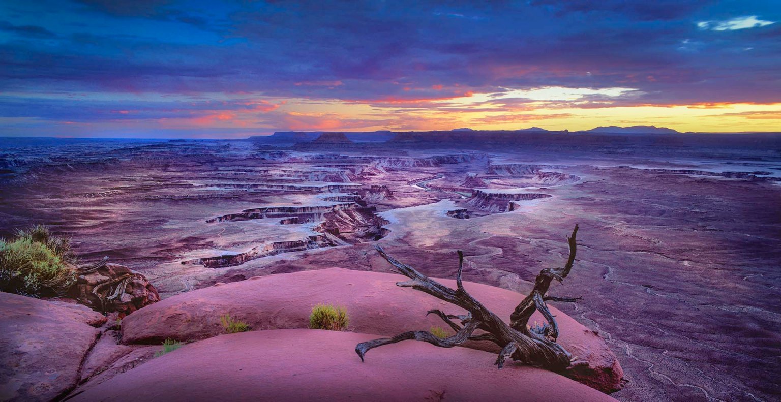 Vista dal Green River overlook nel Canyonlands National Park.