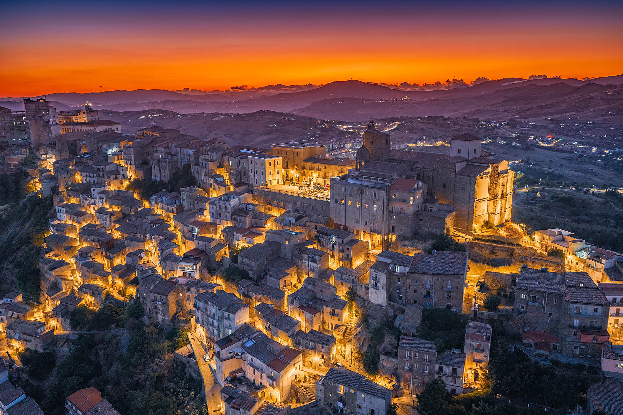 troina al tramonto