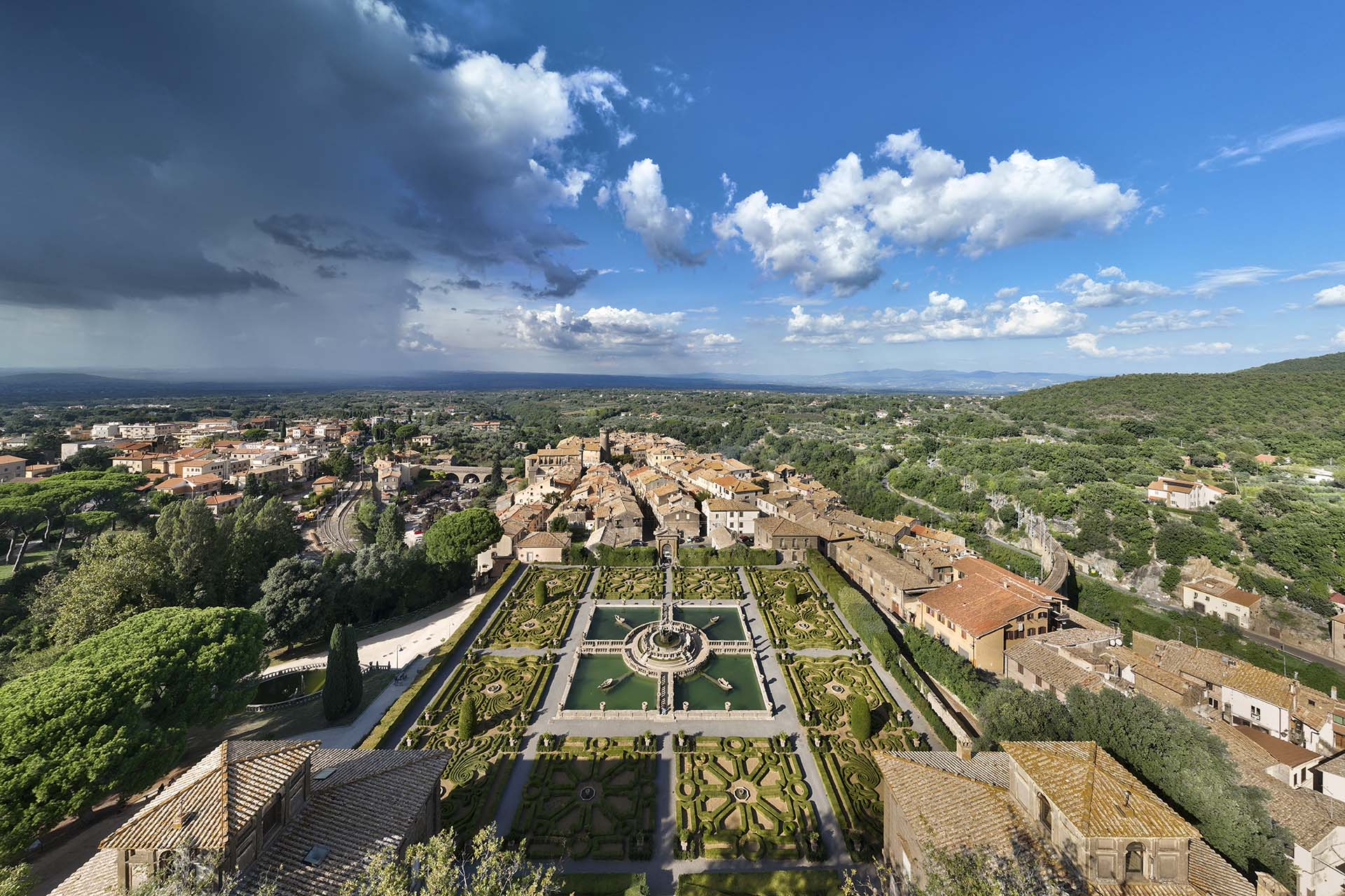 I giardini di Villa Lante a Bagnaia nella Tuscia.
