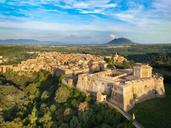 Il Forte Sangallo a Civita Castellana nella Tuscia.