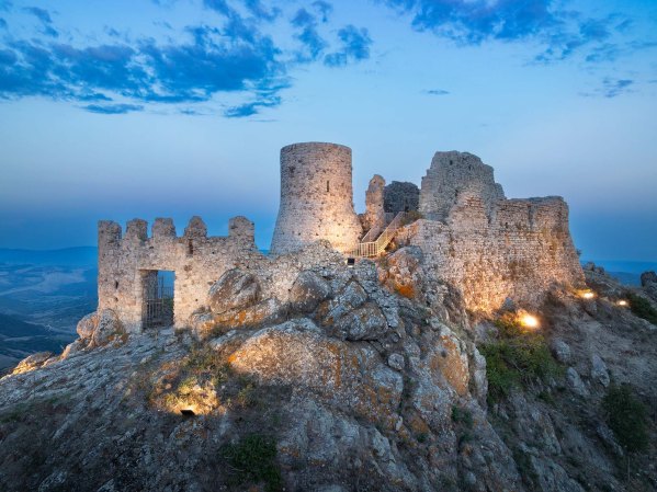 La Rocca Frangipane a Tolfa.