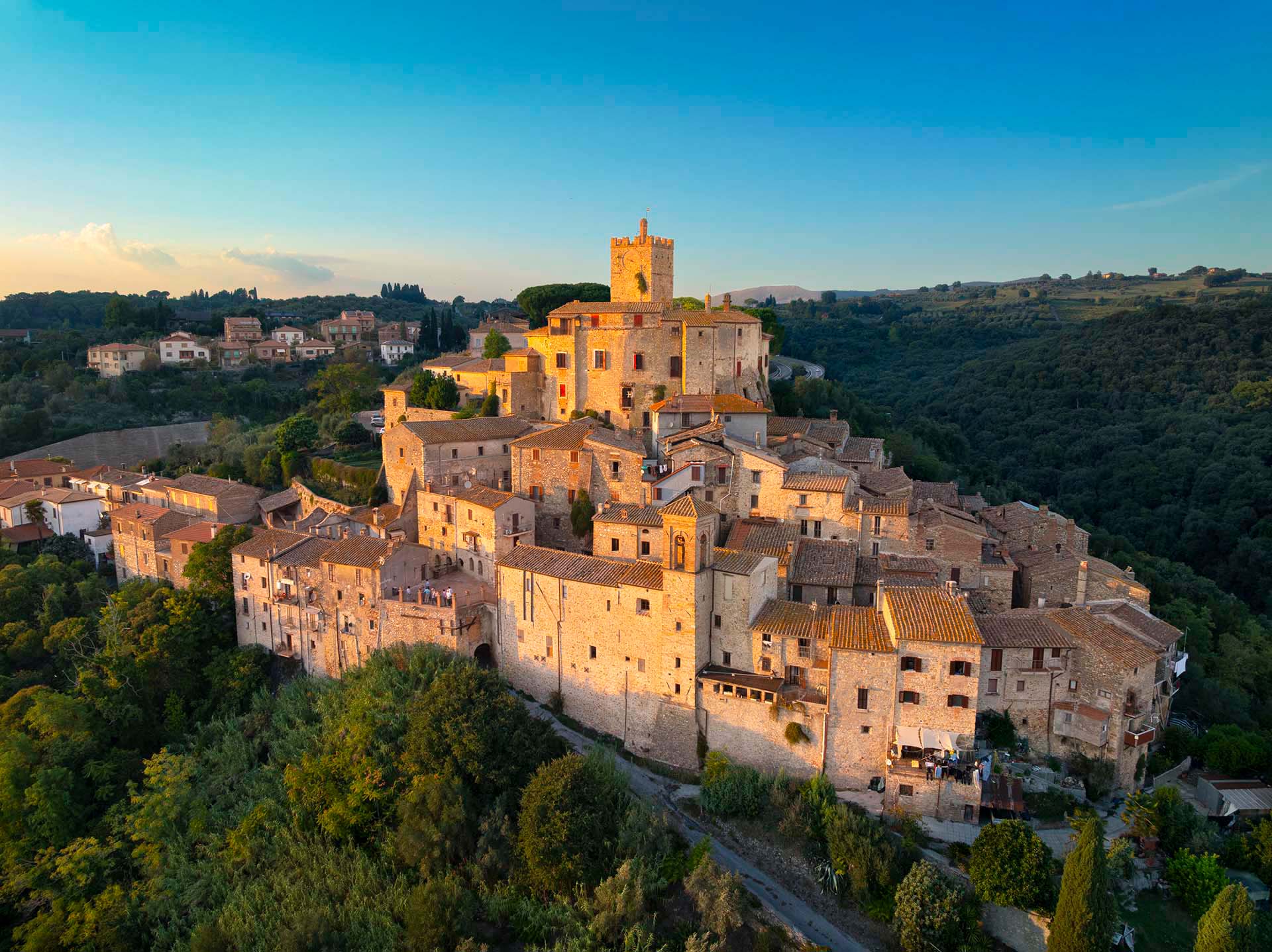 Il borgo di Montoro, piccola frazione di Narni in Umbria.