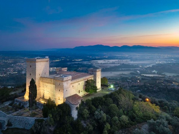 La Rocca Albornoz di Narni in Umbria.