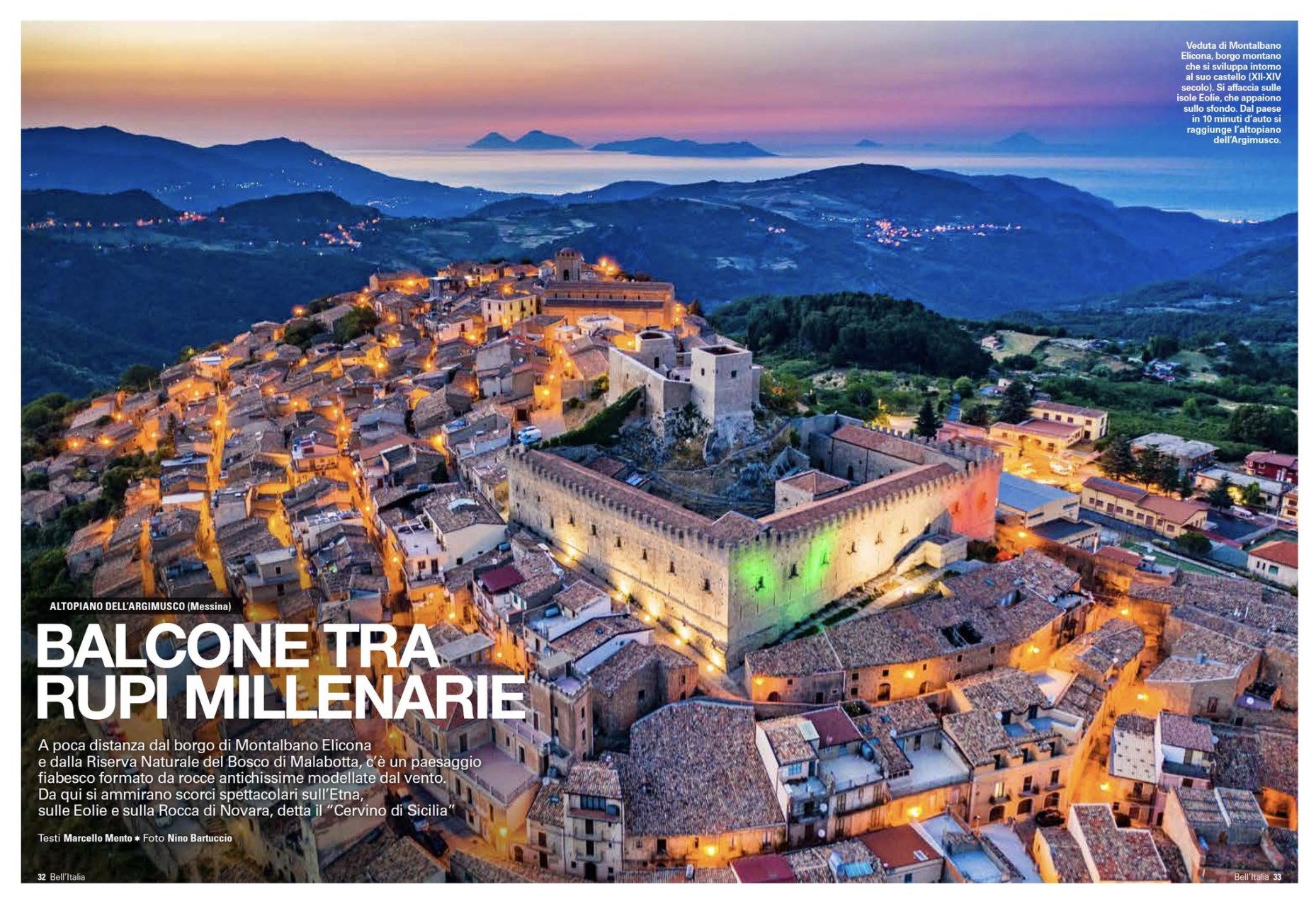 Montalbano Elicona apertura servizio bell'italia magazine